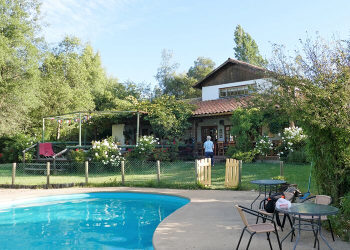 Vor dem Trekking erholsamer Auftakt in Talca in der Casa Chueca