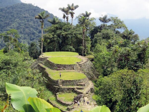 Mit einem mehrtägigen Trekking gelangen wir zur Ciudad Perdida