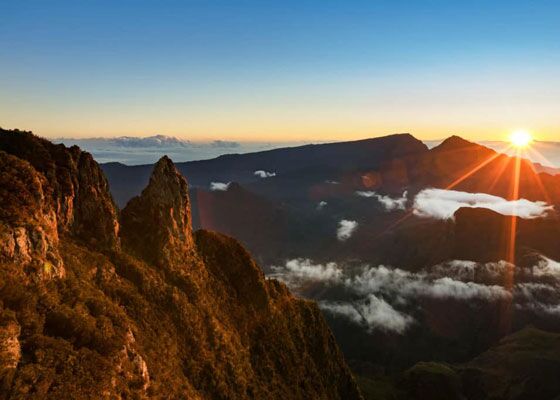 Der höchste Berg von La Reunion, der Piton de Neiges hat traumhafte Aussichtspunkte