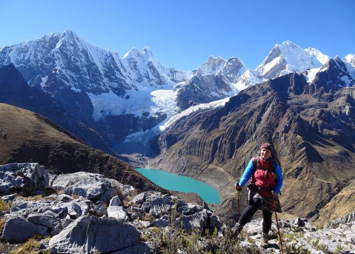 Die Landschaften sind abwechslungsreich und alpin beim Huascaran-Trekking