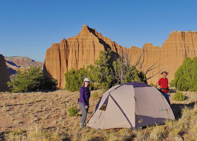 Mit der Reisegruppe entdecken wir die besten Campingplätze im Canyonlands Nationalpark