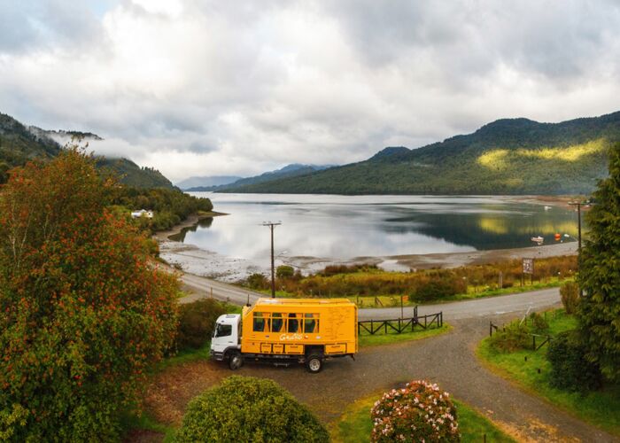Übernachtung im Fischerort Puyuhuapi an der Carretera Austral