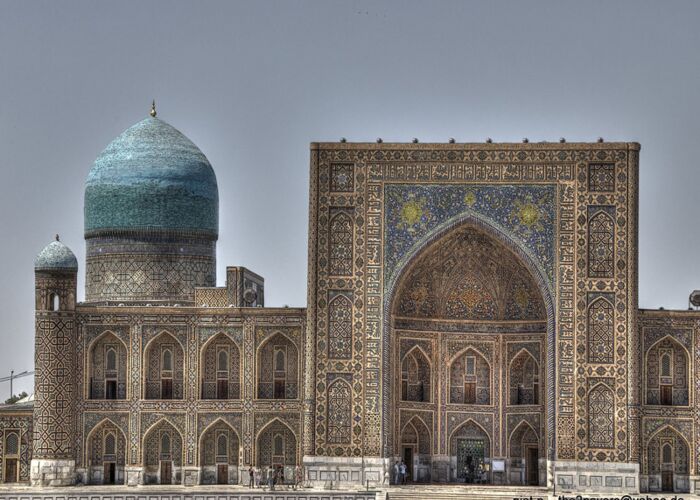 Bei der geführten Rundreise durch Kirgistan und Usbekistan wird Samarkand besichtigt