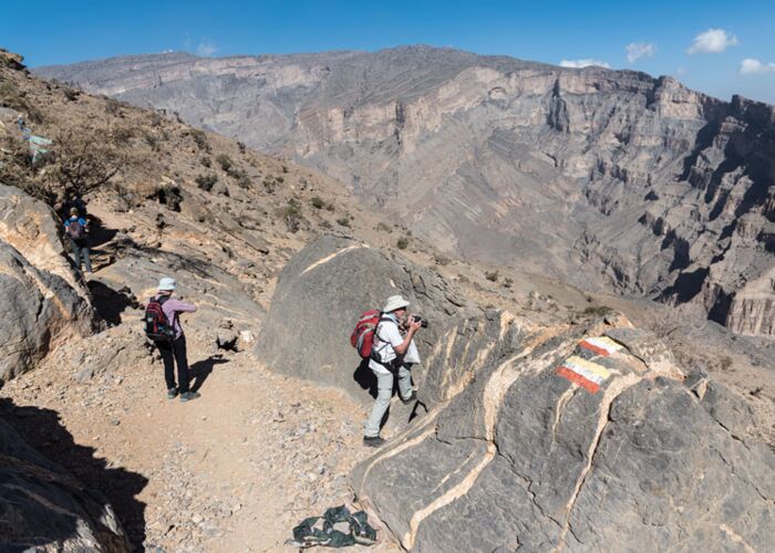 Geführte Wandertour durch das Gebirge und die Schluchten des Wadi Nakhar