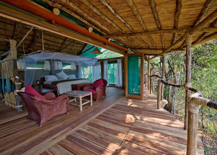 Übernachtung in der Mvuu Lodge bei der geführten Malawi Safari