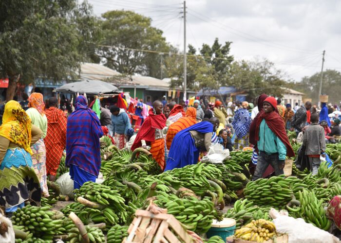Zu jeder Tanzania Kleingruppenreise gehört auch ein Besuch eines typischen Marktes