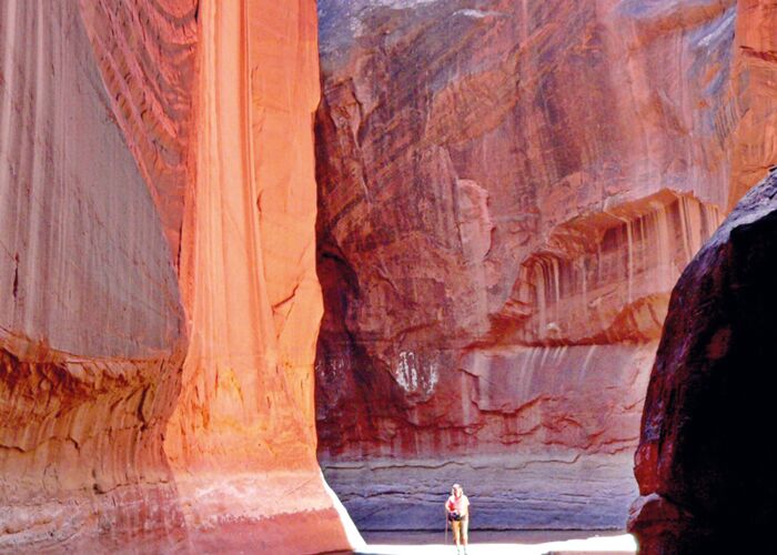 Eine der schönsten Trekkingtouren der USA ist rund um den Slot Canyon