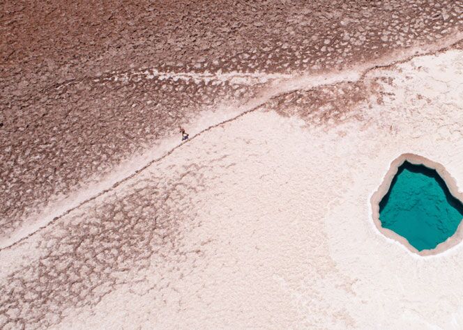 Die weisse Salzwüste in Bolivien ist ein Naturwunder und einmalig auf der Welt