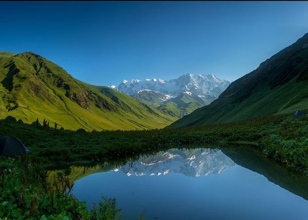 Bei der Georgien Reise übernachten wir an Wandertagen in Zelten