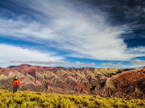 Ausflug zu den Cerro de los Siete Colores bei Pumamarca bei der Rundreise Argentinien