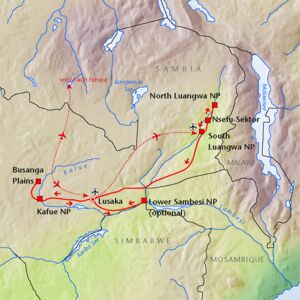 In kleiner Gruppe durch Sambia mit Option zum Lower Sambesi Nationalpark