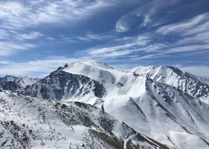 Wandern in den Almaty-Bergen von Kasachstan