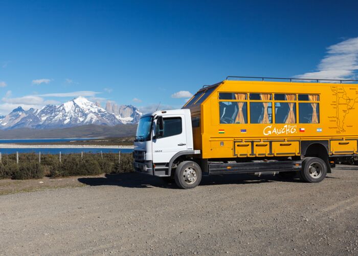 Mit Fahrer und deutschprachiger Reiseleitung im Gaucho Truck durch Patagonien