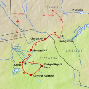 Rundreise in Botswana