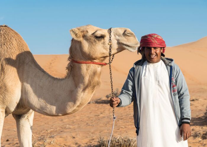 Ausflug in die Wüste Ramlat al Wahiba mit deutschsprachigem Reiseleiter