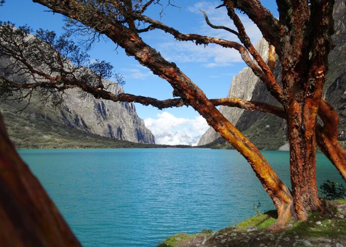 Zeltübernachtung am See beim Huascaran-Trekking