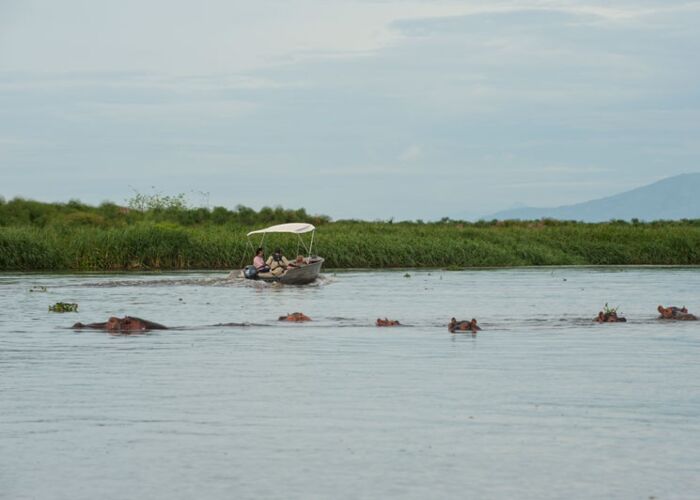Bootstour auf der Gruppenreise durch den Murchison Falls Nationalpark