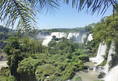 Wanderung und Besichtigung der Iguazu Wassefälle von Brasilien
