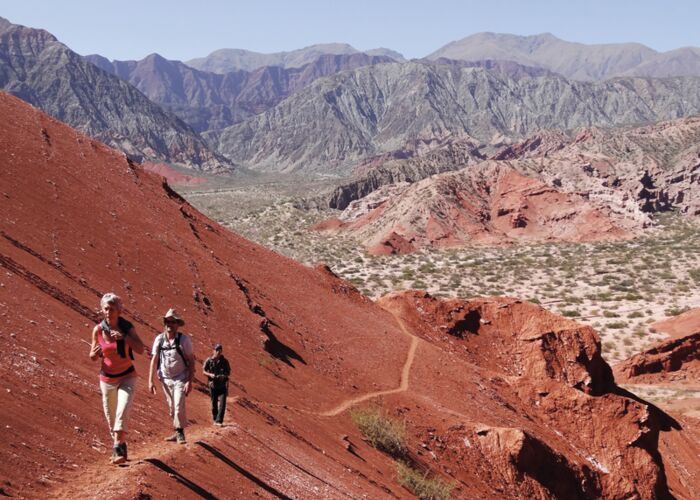 Trekkingtour durch die Wüste der Quebrada Humahuaca