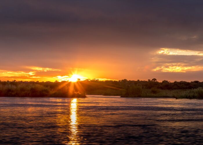 Unsere Camps im Mana Pools Nationalpark sind vorwiegend am Flussufer