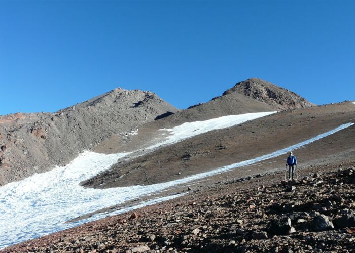 Der Lincancabur Vulkan ist unser Trekkingziel in der Atacama