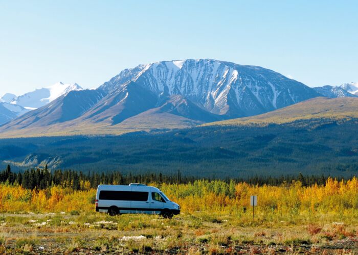 Into the wild - mit Kleinbussen mit Reiseleiter unterwegs in der Alaska Range