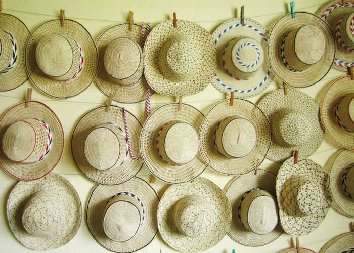 Panamahüte werden traditionell in Panama hergestellt