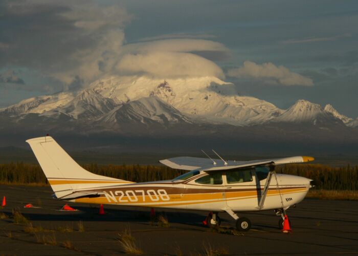 Rundflug in Alaska mit dem Wasserflugzeug im Denali Nationalpark