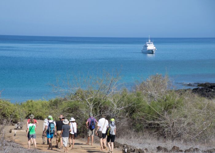 Wandern beim Galapagos Inselhopping auf der Isla Isabela