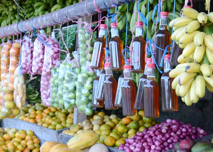 Bei der Kolumbien-Rundreise verpflegen wir uns auf dem Markt