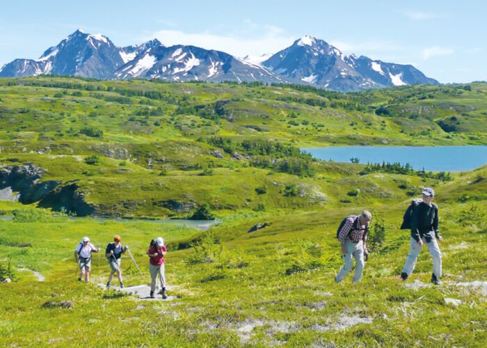 Beste Reisezeit für Trekkingreisen in Alaska ist von Juni bis August