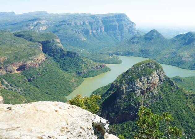 Wunderbare Berglandschaften für Wanderer am Blyde River Canyon