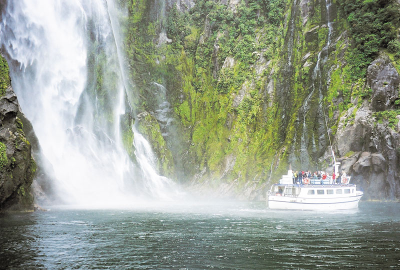 Ein Highlight am Milford Sound ist eine Bootstour