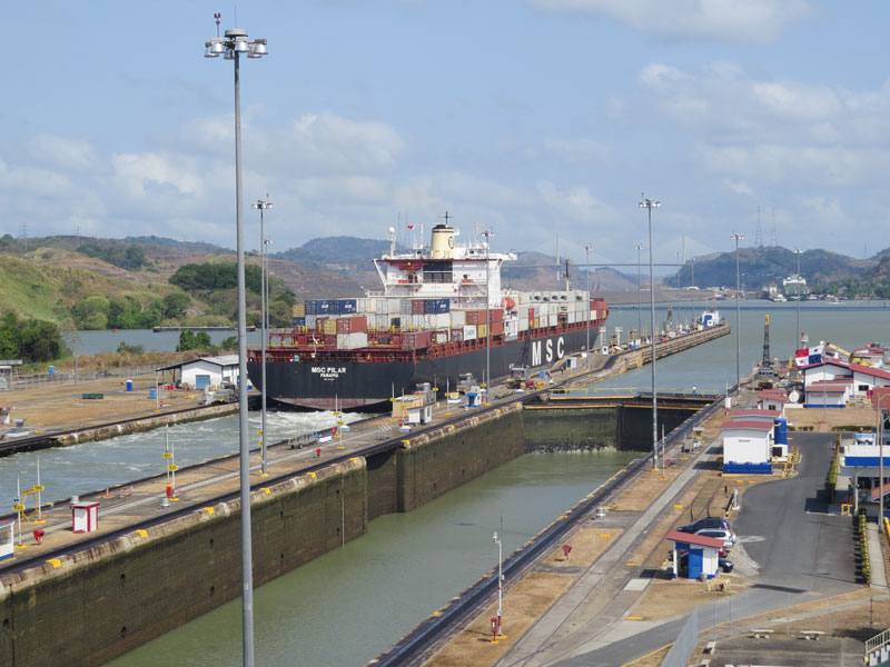 Besichtigung des weltbekannten Panamakanals