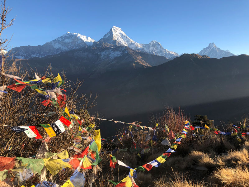 Wer ein Annapurna-Trekking unternimmt hat meist den Poon Hill als Ziel